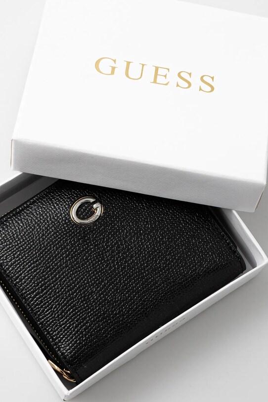 Кожаный кошелек Guess чёрный RW1761.P5201