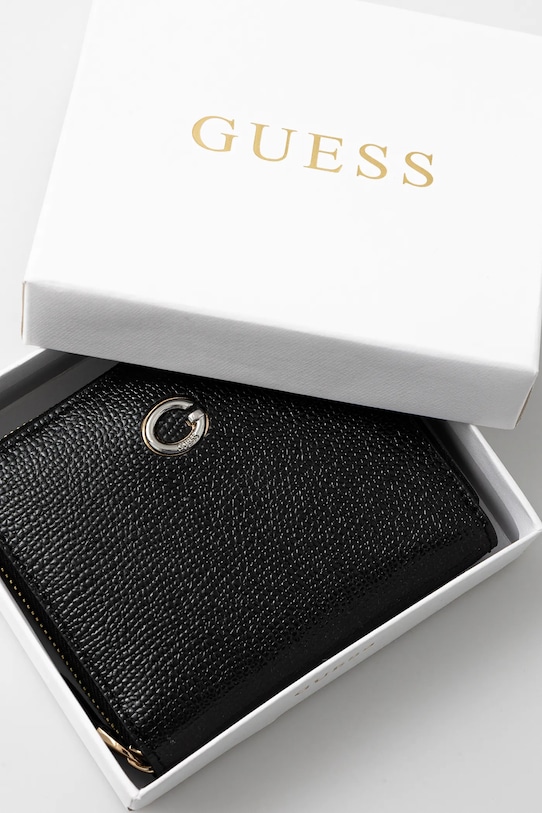 Δερμάτινο πορτοφόλι Guess μαύρο RW1761.P5201
