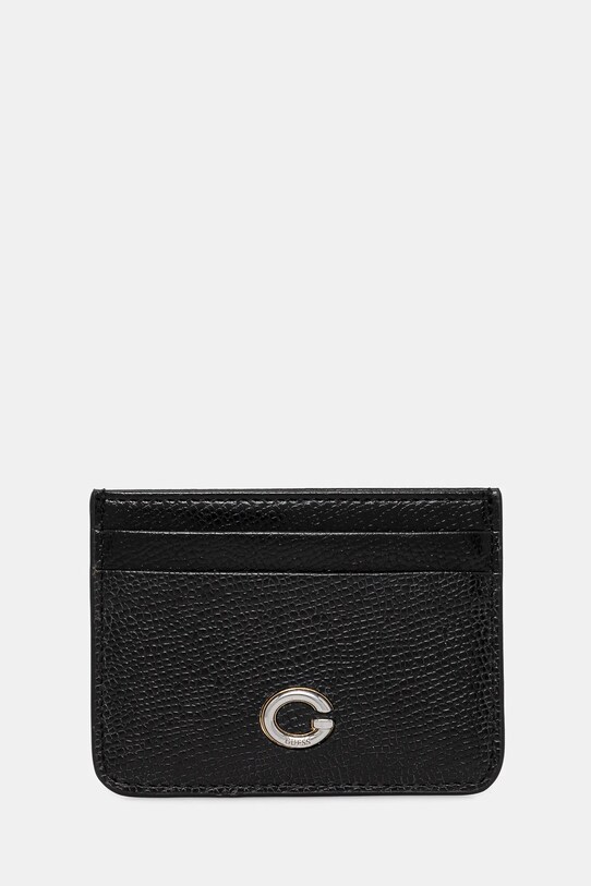 Kožené pouzdro na karty Guess obal na karty černá RW1762.P5201