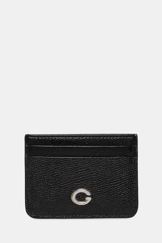 Δερμάτινη θήκη για κάρτες Guess θήκη για κάρτες μαύρο RW1762.P5201