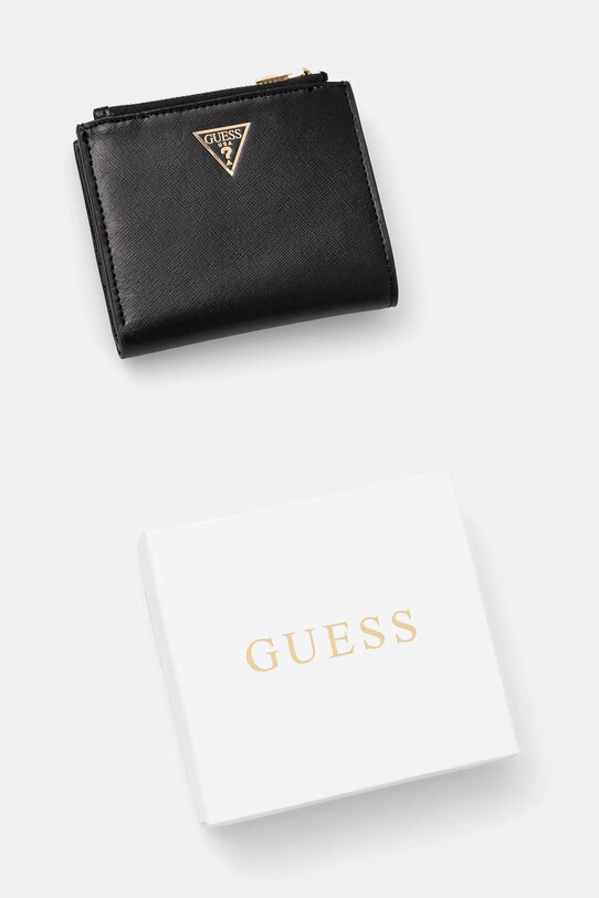 Kožená peňaženka Guess MIRIAM čierna RW1770.P5201