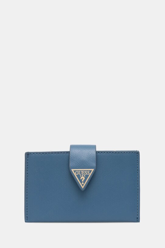 Kožená peňaženka Guess MIRIAM usňová koža modrá RW1773.P5201
