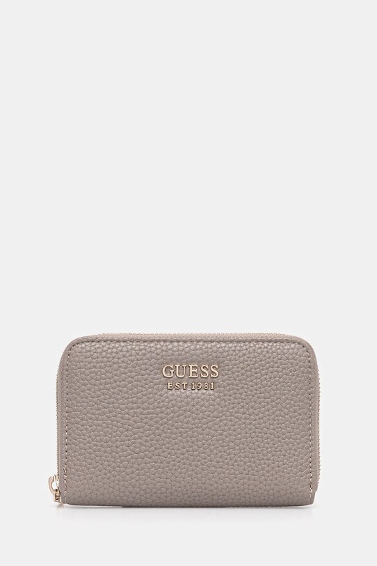 Guess portafoglio BRENTON finta pelle fiore marrone SWPG96.48140