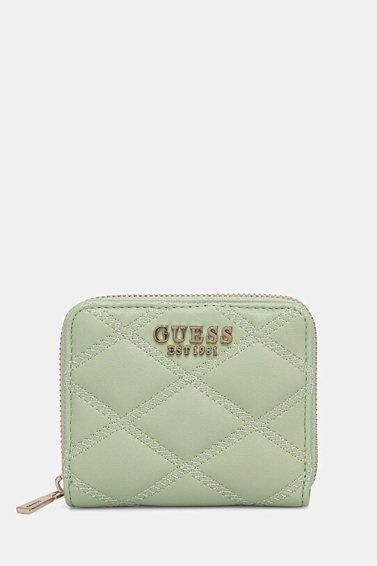 Guess portfel TAMSIN syntetyczny zielony SWQG96.32137