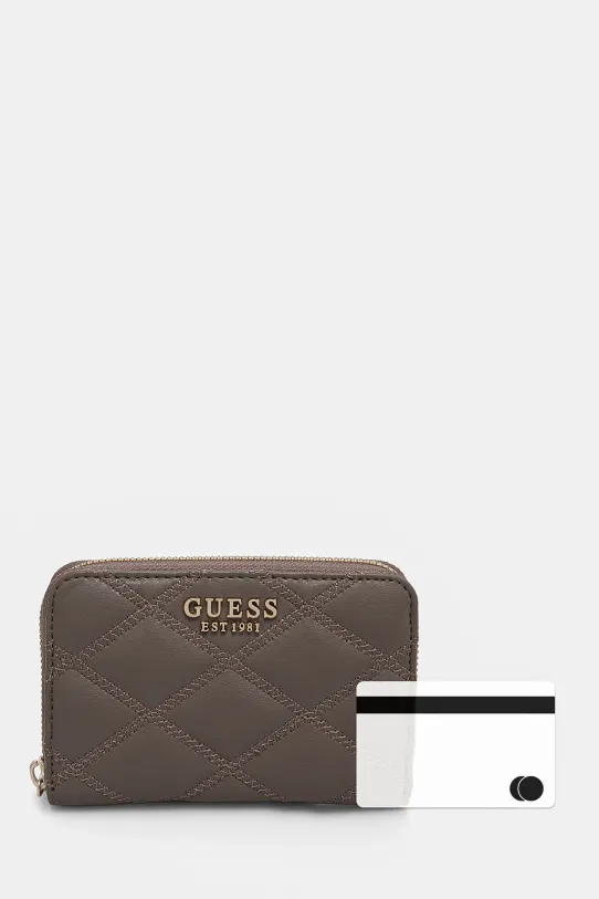 Peněženka Guess TAMSIN SWQG96.32140 hnědá