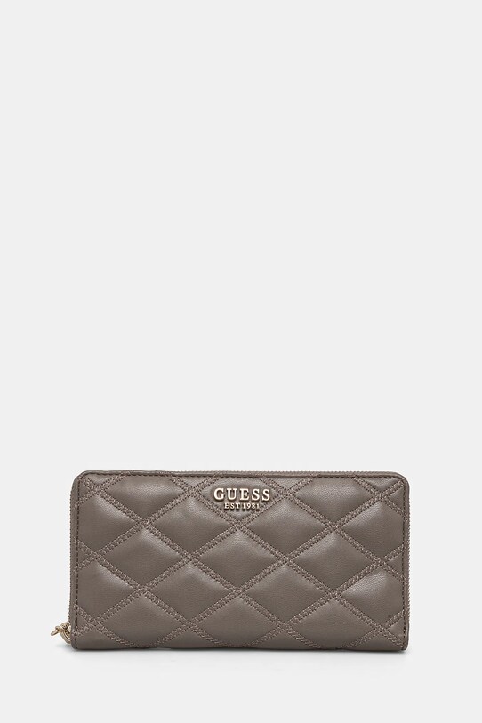Πορτοφόλι Guess TAMSIN λείο δέρμα καφέ SWQG96.32163