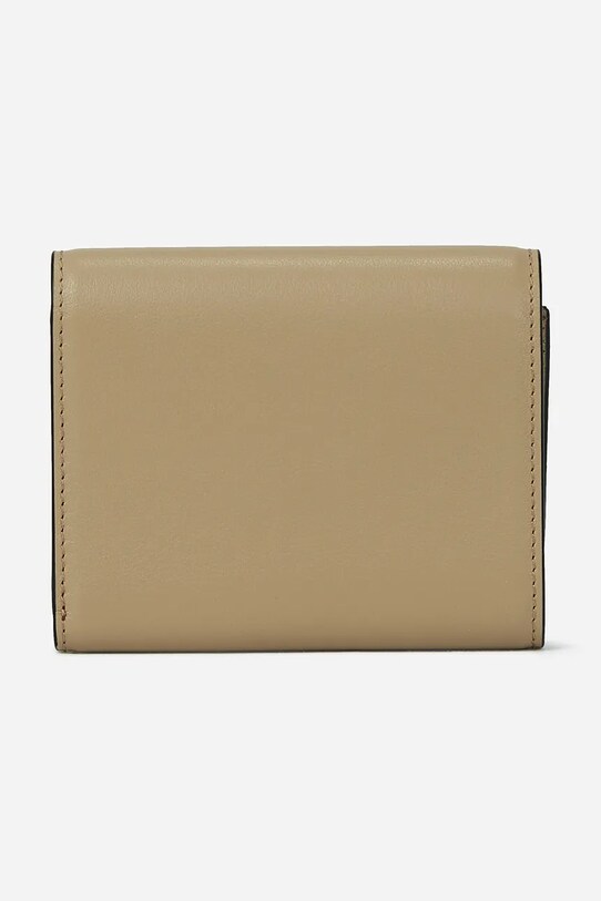 Karl Lagerfeld portfel skórzany A2W32030 beżowy SS25