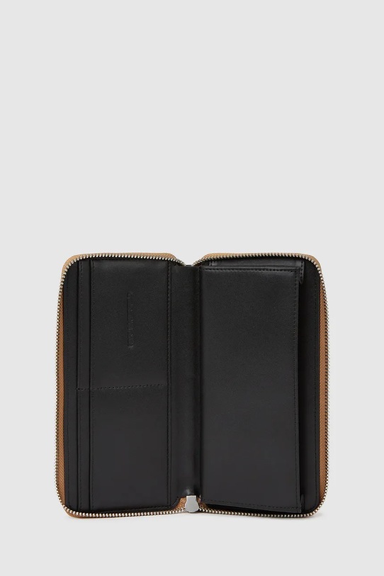 Αξεσουάρ Δερμάτινο πορτοφόλι Karl Lagerfeld A2W32034 καφέ