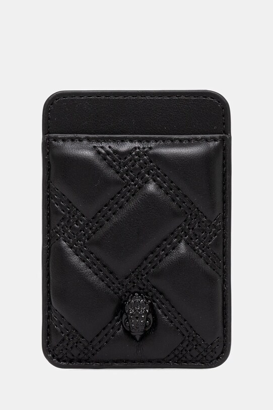 Pouzdro na karty Kurt Geiger London imitace kůže černá 4417900979