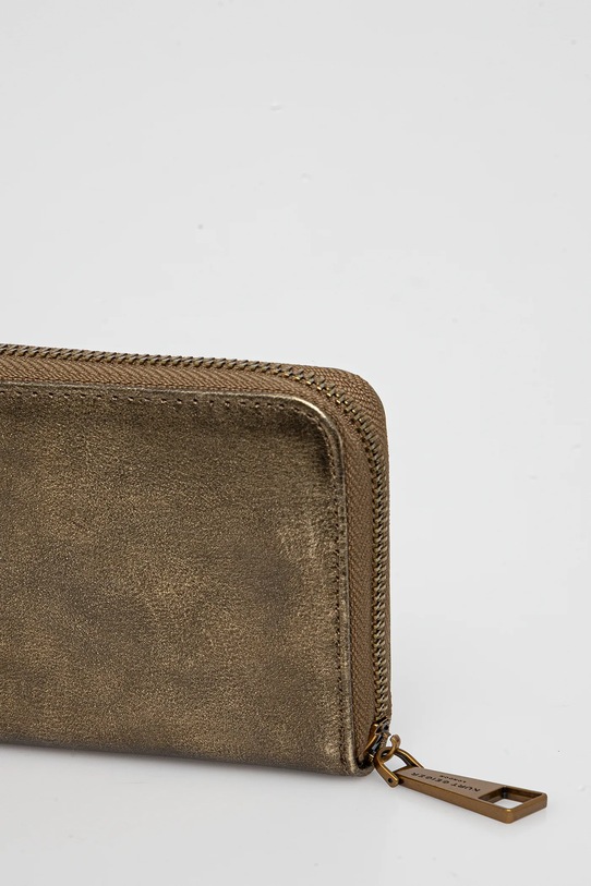 Accesorii Kurt Geiger London portofel de piele 4357460109 aur