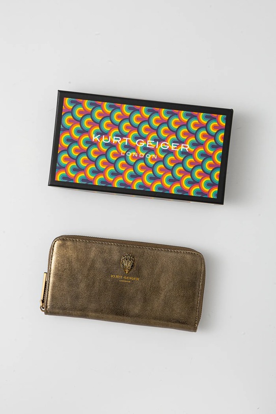 Kurt Geiger London portofel de piele aur 4357460109
