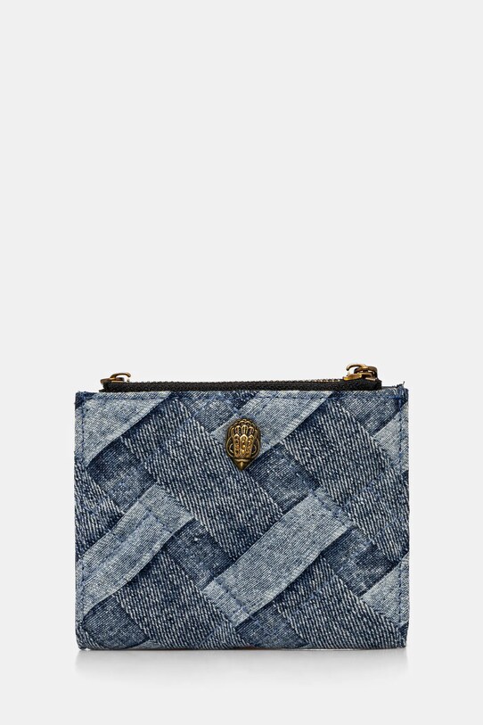 Kurt Geiger London portofel KENSINGTON textil albastru 4198788669