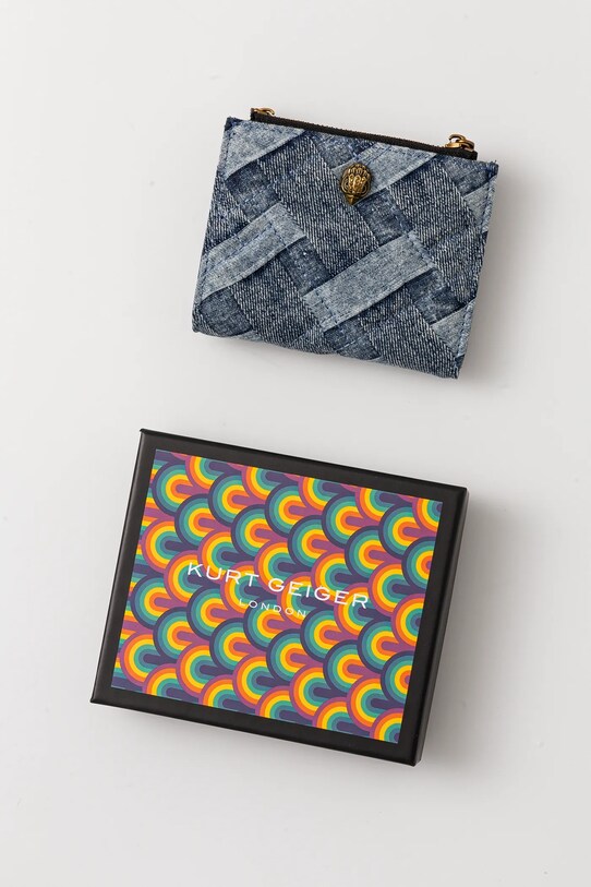 Kurt Geiger London portofel KENSINGTON albastru 4198788669