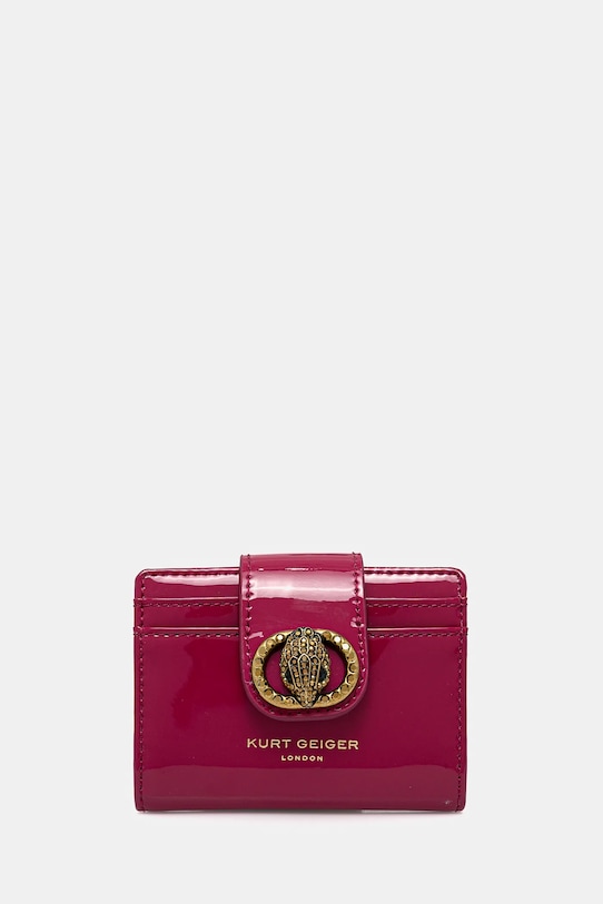 Kurt Geiger London portafoglio in pelle CHELSEA pelle fiore rosa 3735452309