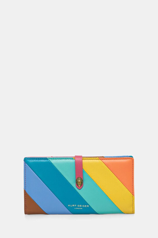 Кожен портфейл Kurt Geiger London KENSINGTON гладка кожа многоцветен 2064099109