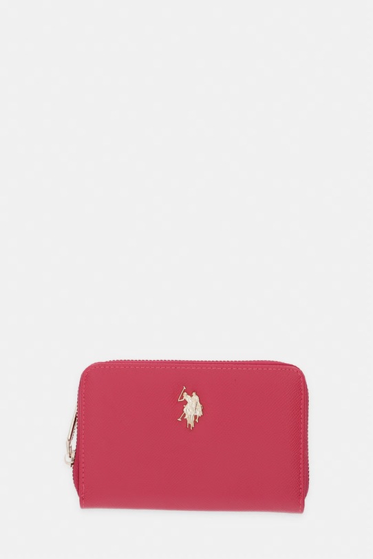 U.S. Polo Assn. pénztárca Jones sima rózsaszín WEUJE8659WVP