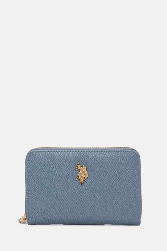 U.S. Polo Assn. portofel Jones imitatie de piele albastru WEUJE8659WVP