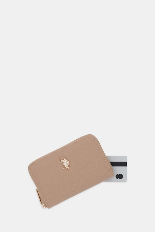 Accesorii U.S. Polo Assn. portofel Jones WEUJE8659WVP bej