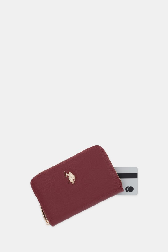 Akcesoria U.S. Polo Assn. portfel Jones WEUJE8659WVP bordowy