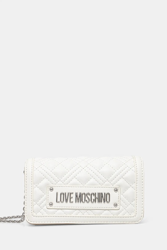 Τσάντα Love Moschino απομίμηση λείου δέρματος λευκό JC5681PP0MLA0100