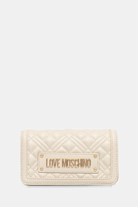 Love Moschino kopertówka aplikacja beżowy JC5681PP0MLA0110