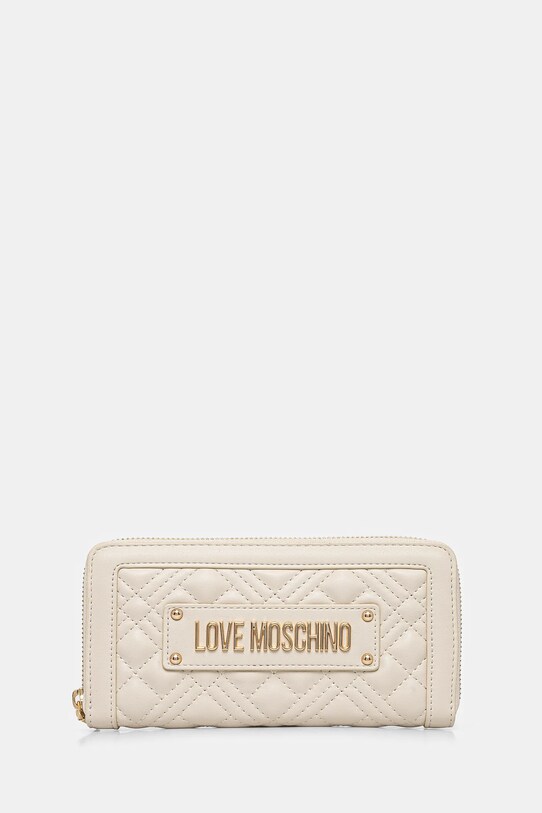 Peněženka Love Moschino imitace kůže béžová JC5600PP0MLA0110
