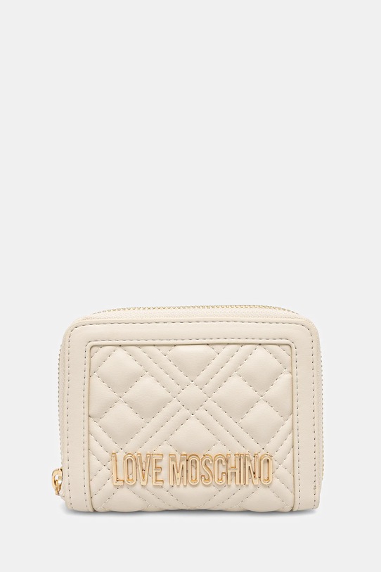 Love Moschino portfel drobny wzór beżowy JC5710PP0MLA0110