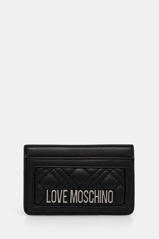 Чохол на банківські карти Love Moschino аплікація чорний JC5659PP0MLA000B