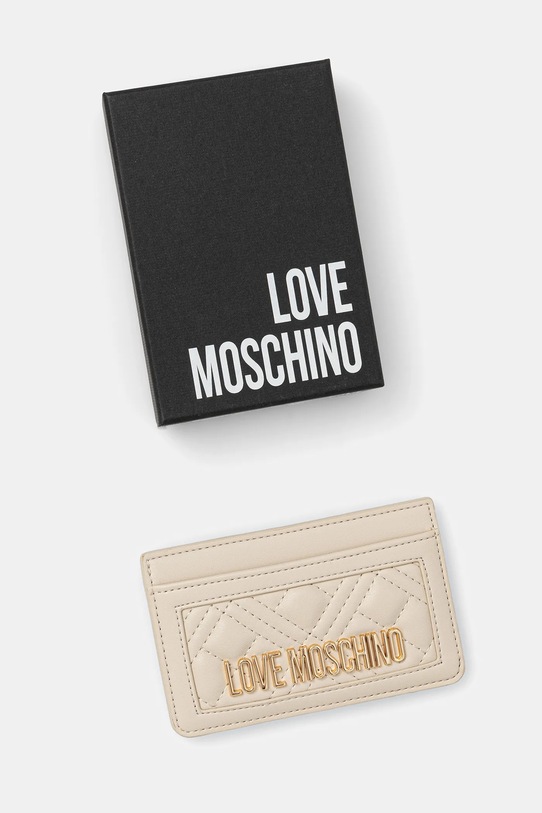 Аксесоари Калъф за карти Love Moschino JC5659PP0MLA0110 бежов