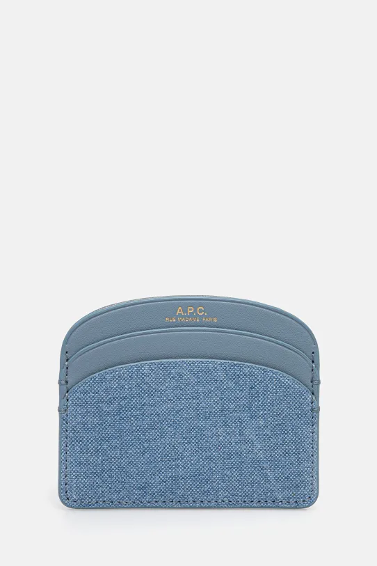 Чехол на карты A.P.C. Porte-Cartes Demi-Lune чехол на карты голубой COHHT.F63270