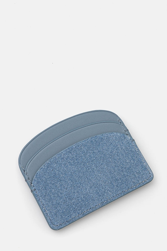 Чехол на карты A.P.C. Porte-Cartes Demi-Lune COHHT.F63270 голубой SS25