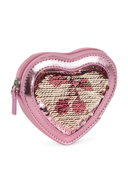 Dievča Detská peňaženka Konges Sløjd TUT HEART SEQUIN WALLET KS102876 ružová