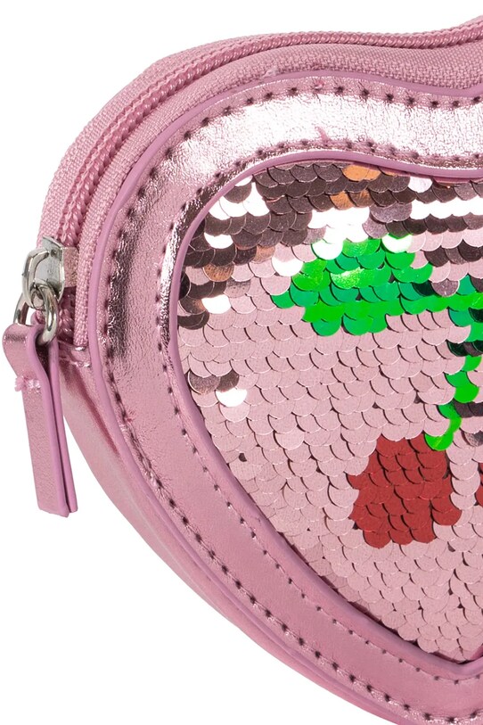 Detská peňaženka Konges Sløjd TUT HEART SEQUIN WALLET ružová KS102876