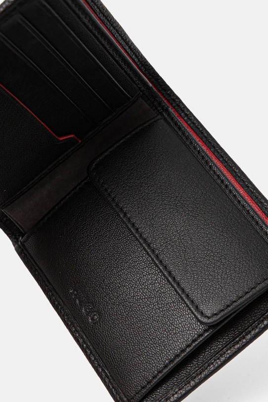 Αξεσουάρ Δερμάτινο πορτοφόλι HUGO 50536046 μαύρο