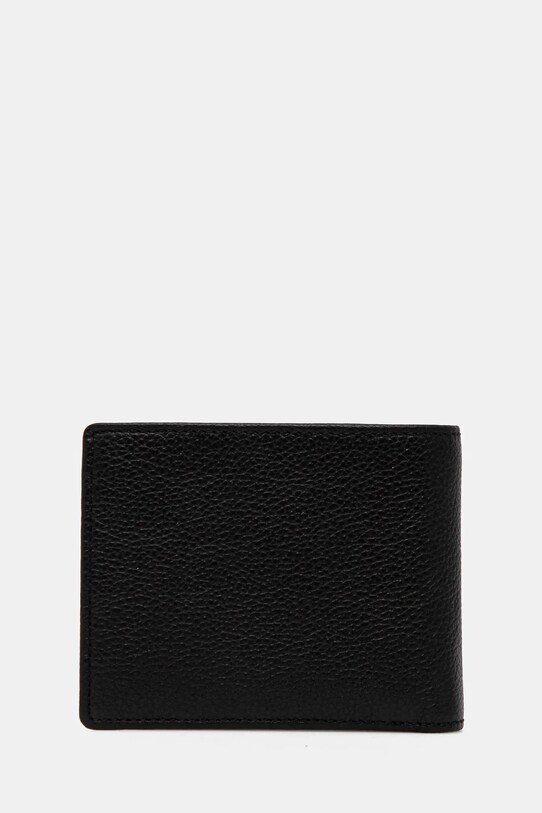 Kožni novčanik HUGO 50536054 crna SS25