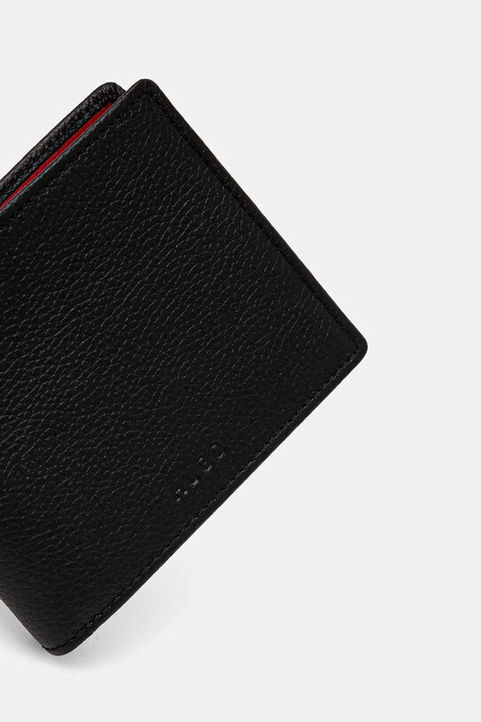 Kožni novčanik HUGO 50536054 crna