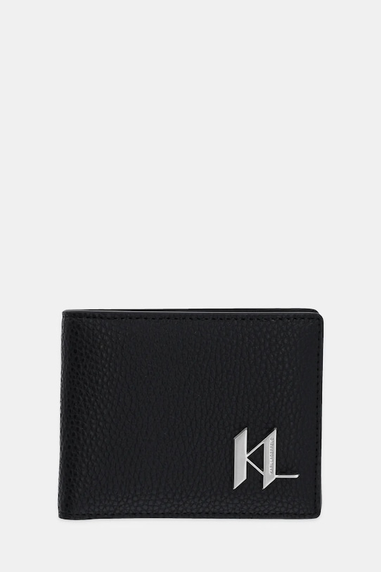 Karl Lagerfeld portofel de piele imitatie de piele negru A1M32019