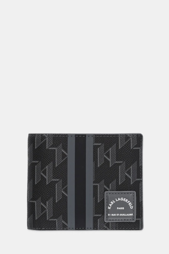 Karl Lagerfeld portofel K/KANVAS imitatie de piele negru A1M32035