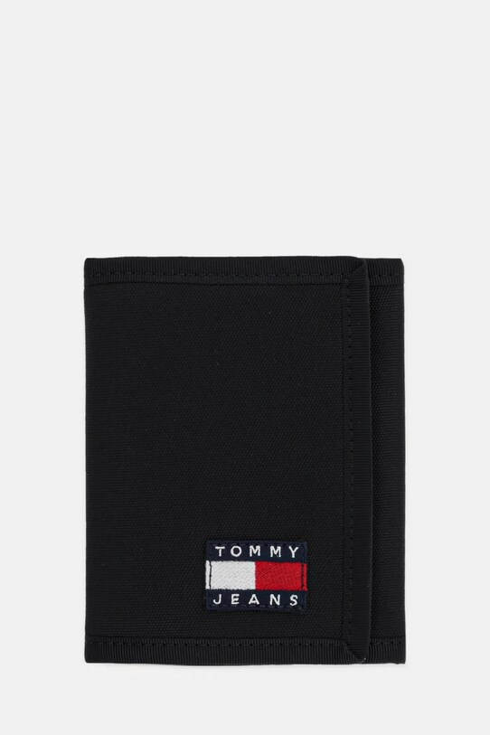 Кошелек Tommy Jeans гладкий чёрный AM0AM13269