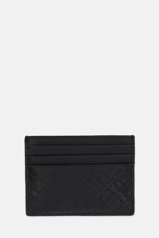 Tommy Hilfiger bőr kártya tok AM0AM13026 fekete SS25