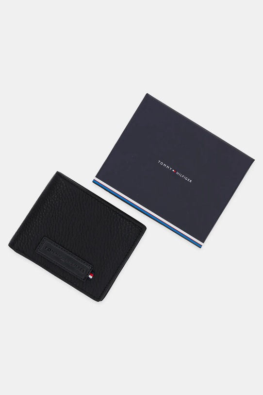 Kožni novčanik Tommy Hilfiger AM0AM13031 crna