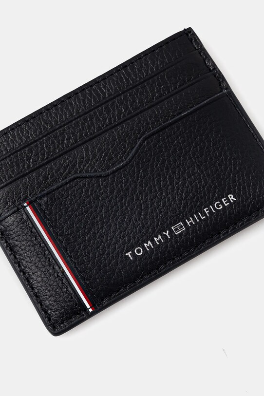 Кожаный чехол на карты Tommy Hilfiger тёмно-синий AM0AM13041