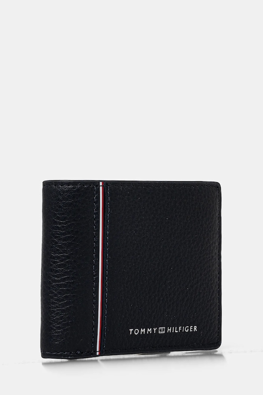 Kožená peněženka Tommy Hilfiger AM0AM13042 námořnická modř SS25