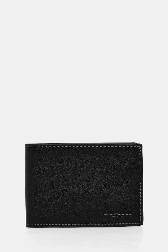 Coach portofel de piele piele negru CZ261