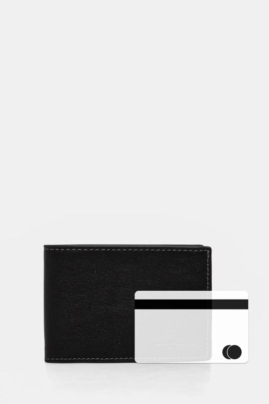 Coach portofel de piele negru CZ261