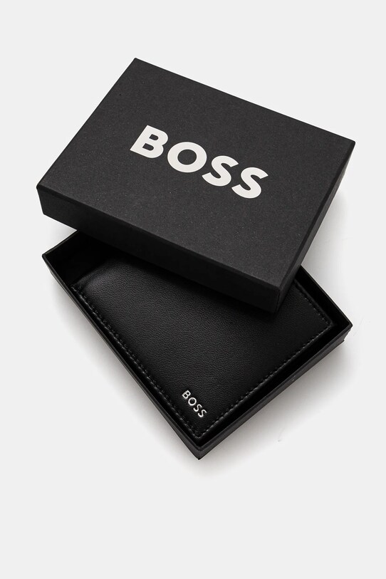 BOSS portofel de piele negru 50519259