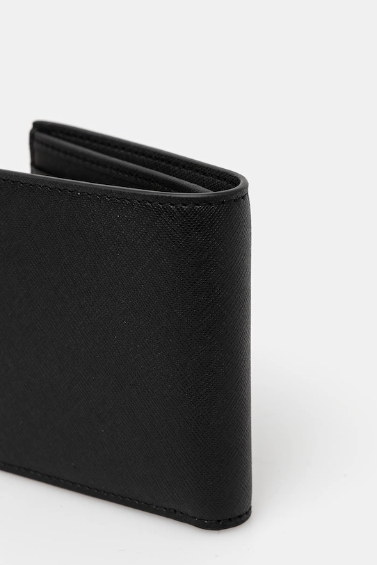 BOSS portafoglio in pelle 50536717 nero SS25