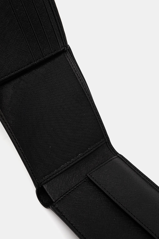 Akcesoria BOSS portfel skórzany 50536727 czarny