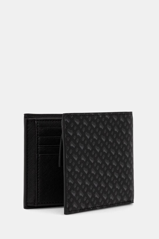 Kožená peňaženka BOSS 50536773 čierna SS25