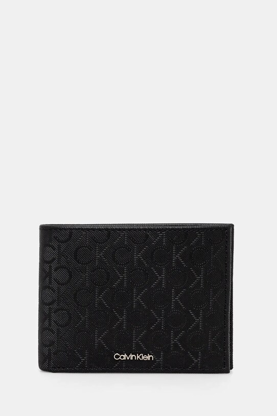 Кожаный кошелек Calvin Klein кожа чёрный K50K512684